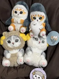 新品未使用 mofusand お稲荷きつねにゃん 信楽たぬきにゃん 4点セット
