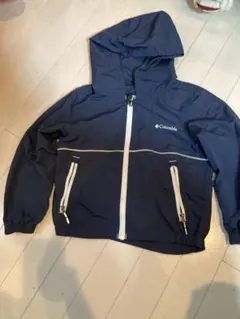 Columbia フード付きナイロンジャケット XXS ネイビー