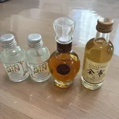 国産5種ミニチュアボトル ニッカウヰスキーミニチュア5本セット余市