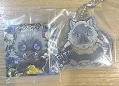 鬼滅の刃 嘴平伊之助 ぴた！でふぉめ アクリルキーホルダー ステッカー