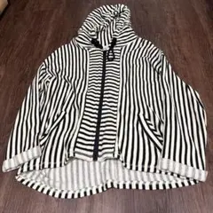 MOUSSY ストライプ柄 ジップアップパーカーのサムネイル