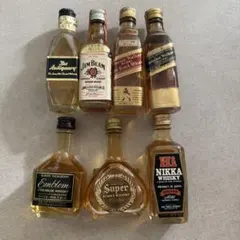【特級・古酒】ジョニーウォーカー 黒 赤 スーパーニッカ ウイスキー 7本セットのサムネイル