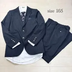 フォーマルパンツスーツ5点セット　男の子　黒　165 セレモニー　卒業式　卒服