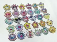 おはじきふうシール　サンリオ　30ピース　おすそわけ