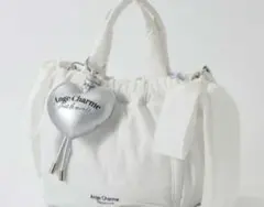 【新品 未使用】辻希美 Ange Chalme サイドリボン2wayバッグ