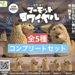 叫獣激突　マーモット ロワイヤル 全5種コンプリートセット