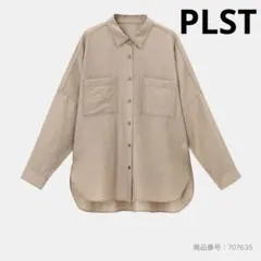 PLST シアードルマンボリュームシャツ　Mサイズ シアー シャツのサムネイル