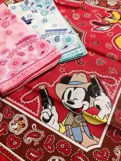 ★Disney★東京ディズニーランド／未使用バンダナ3枚セット★