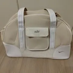 Nike ゴルフボストンバッグ ベージュ チェック柄のサムネイル