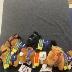 サラブレッドコレクション マスコットボールチェーン6の5頭セット