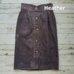 Heather コーデュロイ スカート ライトパープルのサムネイル
