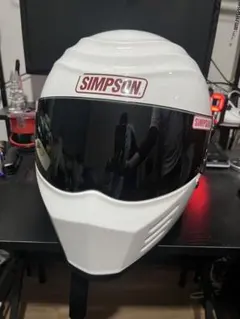 SIMSON フルフェイスヘルメット ホワイト - メルカリ