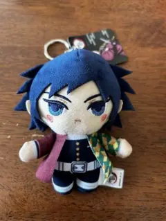 韓国限定 鬼滅の刃 冨岡義勇 水柱 ぬいぐるみ キーホルダー