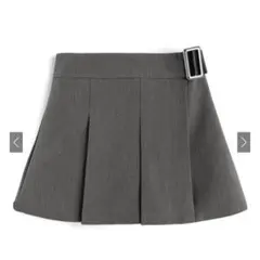 GRL ベルトプリーツキュロット スカートパンツ[ai255]