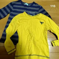 hakka kids 長袖カットソー 110サイズ 2枚セット