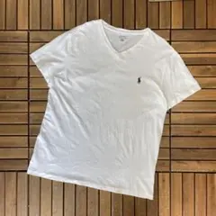 POLO RALPH LAUREN Vネック 半袖 Tシャツ ポニー刺繍