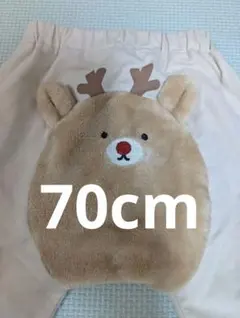 トナカイデザイン ベビー レギンス 70cm