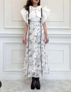 ROYAL PARTY フラワープリント キャミワンピース