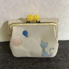 がま口小銭入れ三つ折り財布