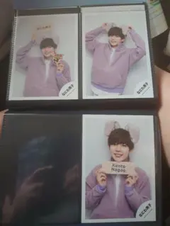 なにわ男子　長尾謙杜公式写真3枚セット