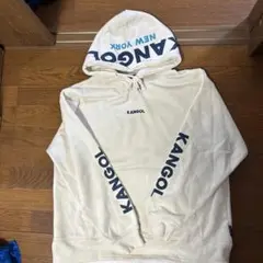 KANGOL フード付きパーカー クリーム色