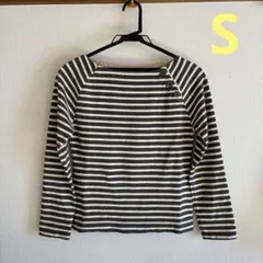長袖Tシャツ・カットソー ボーダー Sサイズ