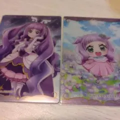 ひろがるスカイプリキュア カードウエハース8 キュアマジェスティ&エルちゃん