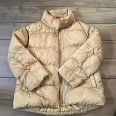 UNIQLO ベージュ ダウンジャケット M ウルトラライトダウン