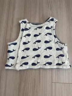 プチバトー　petit bateau クジラ柄 ベビー　ベスト