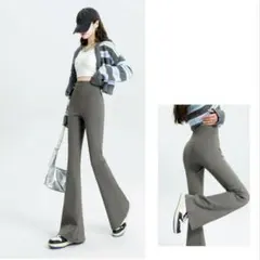 VEIMIA 裏起毛レギンス L グレー