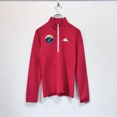 M*U様 【極美品】kappa カッパ ハーフジップ 長袖シャツ レディース M