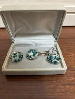 ⭐︎七宝焼　カフス　ネクタイピン　セット⭐︎