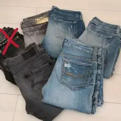 VANQUISH Lee midas メンズ デニム ジーンズ まとめ売り 5点