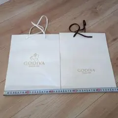 GODIVA ショップ袋 2枚セット