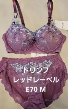 252400 トリンプ　レッドレーベル　ブラジャー　ショーツ　セットのサムネイル