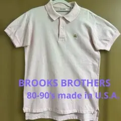 Brooks Brothers ピンク ポロシャツ 旧タグ80-90’s US製