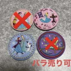 ディズニー　刺繍缶バッジ　バラ売り可