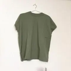 BELLEMAISON オリーブグリーン 半袖Tシャツ 新品未使用タグ付き