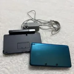 ニンテンドー3DS 青 充電器、タッチペン付