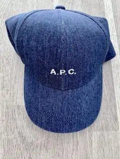 A.P.C. デニムキャップ 紺 ネイビー ロゴ