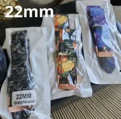 22MM スマートウォッチバンド 3つセットクイックリリース