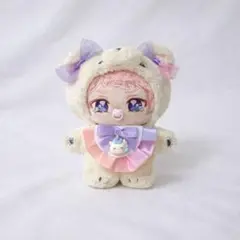 10〜12cm ぬいぐるみ ぬい服 スタイ＆リボン3点セット ユニコーン