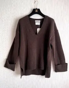 タグ付き未使用品◆THE SHOP TKワールド イタリア製糸セーター7590円