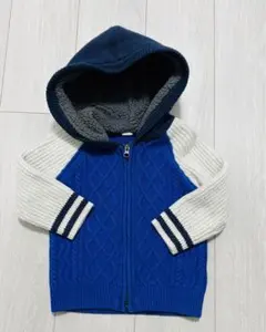 【baby GAP】フード付きジャケット 2歳用 95 ニットパーカー