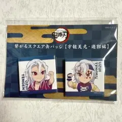 鬼滅の刃 繋がる スクエア缶バッジ 宇髄天元 缶バッジ 鬼滅 天元 遊郭編