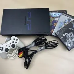 【動作確認済】PlayStation2 本体 SCPH-30000＋ソフト３本