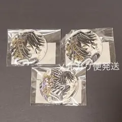 [3点セット] 鬼滅の刃 伊黒小芭内 蛇柱 箔押し 缶バッジ webくじ