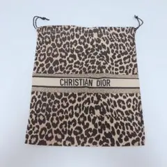 【限定値下】Dior レオパード柄 巾着【ノベルティ】
