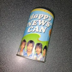 激レア Happy News Can 2004年 NEWS缶バッチ 未開封