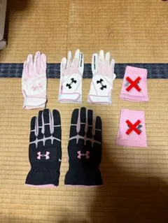 激レア　バラ売り要相談Under Armour 打撃、走塁、守備 白/ピンク/黒